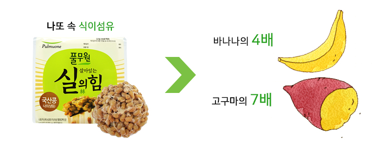 나또 영양성분 식이섬유