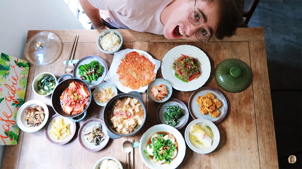 식물성 단백질 상차림