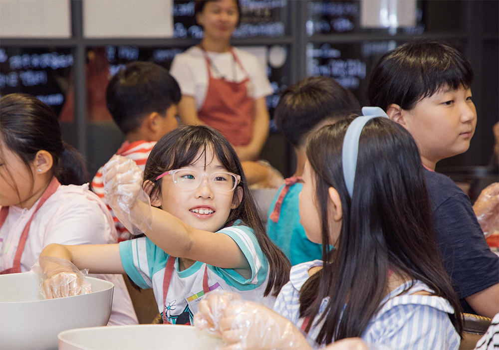교육받는 어린이